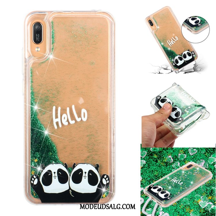 Huawei Y6 2019 Etui Blå Silikone Cover Quicksand