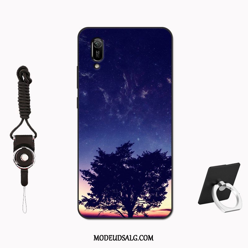 Huawei Y6 2019 Etui / Cover Alt Inklusive Mørkeblå Trendy Beskyttelse Silikone