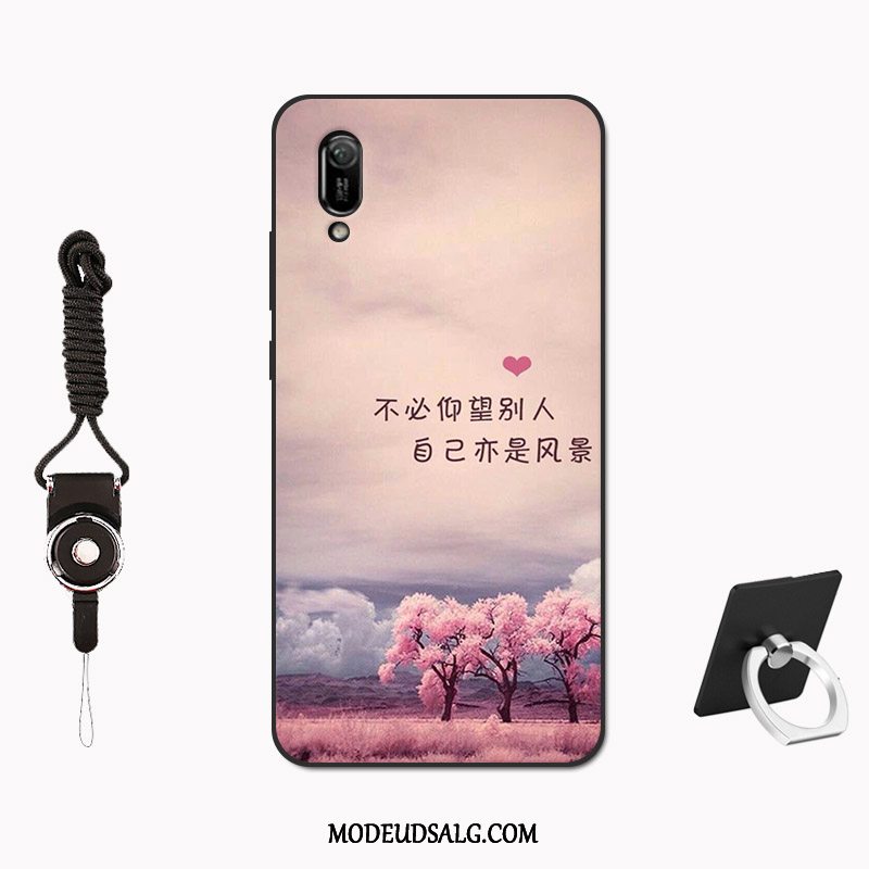 Huawei Y6 2019 Etui / Cover Alt Inklusive Mørkeblå Trendy Beskyttelse Silikone