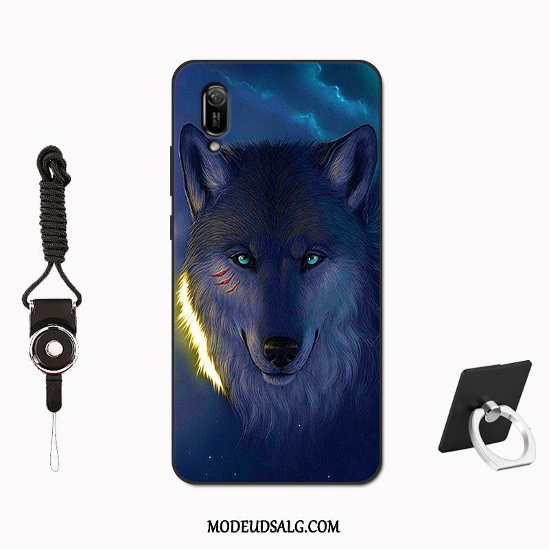 Huawei Y6 2019 Etui / Cover Alt Inklusive Mørkeblå Trendy Beskyttelse Silikone