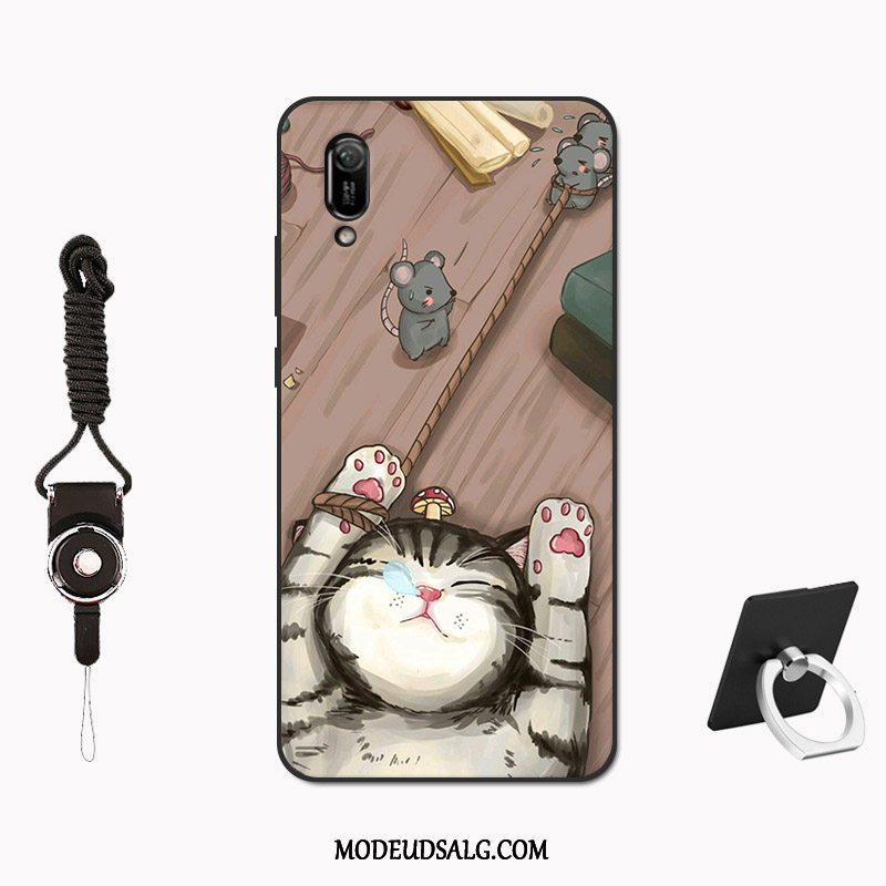 Huawei Y6 2019 Etui / Cover Alt Inklusive Mørkeblå Trendy Beskyttelse Silikone