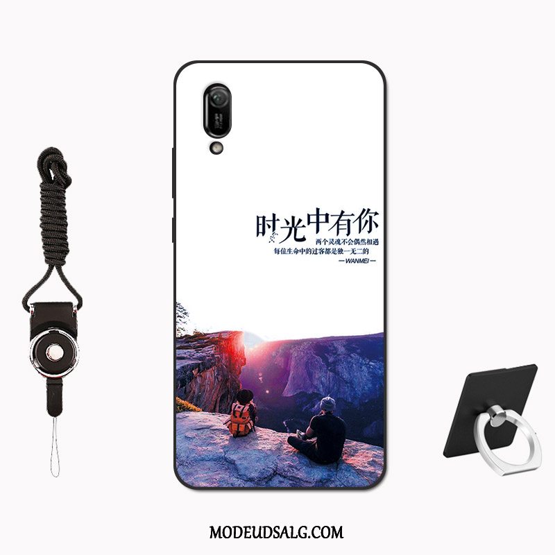 Huawei Y6 2019 Etui / Cover Alt Inklusive Mørkeblå Trendy Beskyttelse Silikone