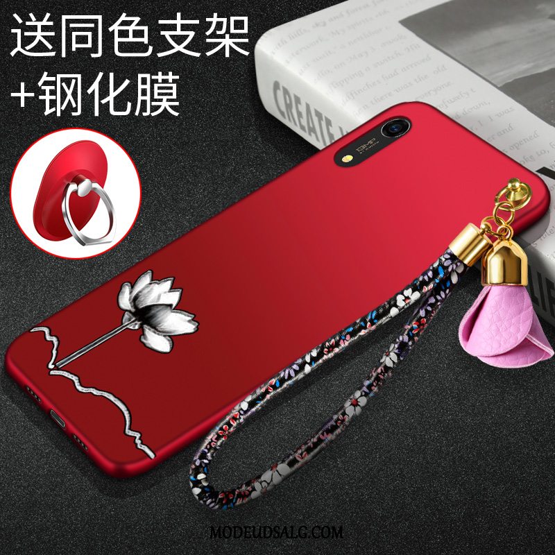 Huawei Y6 2019 Etui / Cover Rød Beskyttelse Silikone Anti-fald