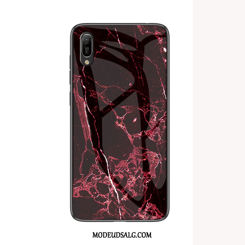 Huawei Y6 2019 Etui Silikone Cover Blå Beskyttelse Membrane