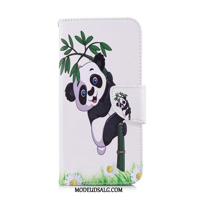 Huawei Y6s Etui Lædertaske Cartoon Malet Folio Sommerfugle