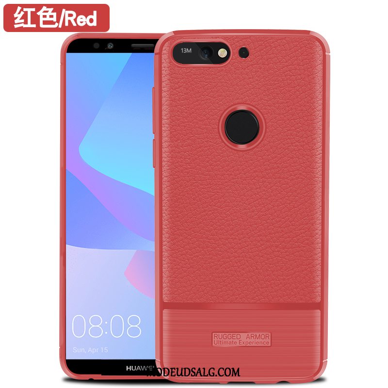 Huawei Y7 2018 Etui Silikone Mønster Anti-fald Cover Alt Inklusive