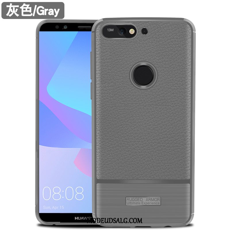 Huawei Y7 2018 Etui Silikone Mønster Anti-fald Cover Alt Inklusive