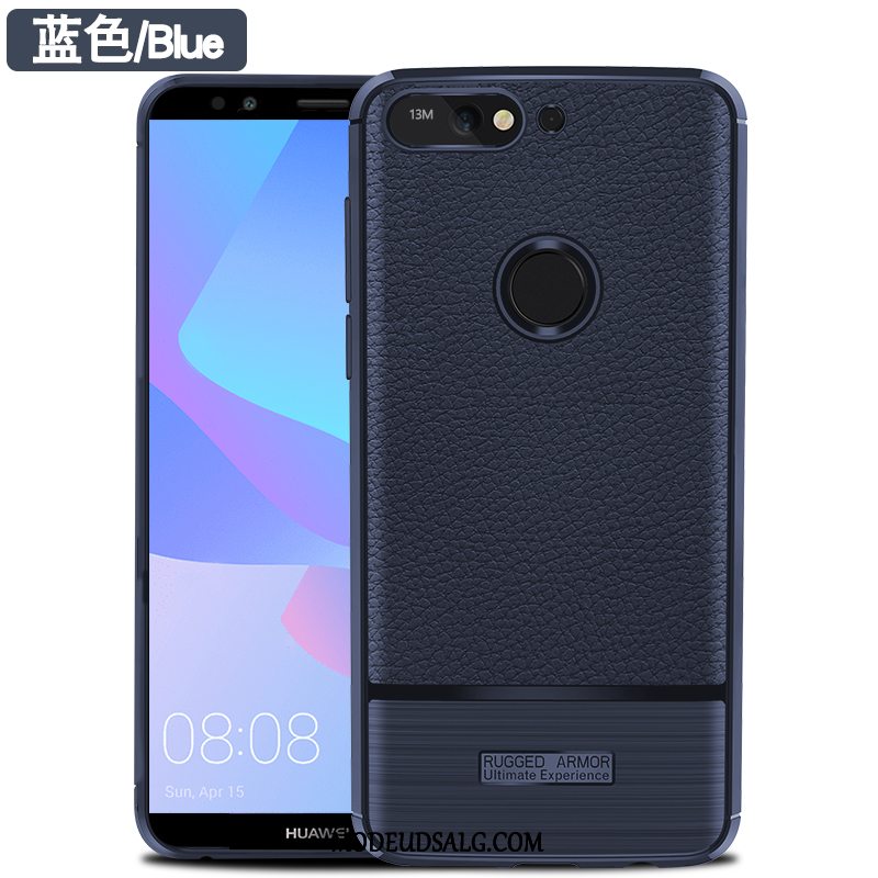 Huawei Y7 2018 Etui Silikone Mønster Anti-fald Cover Alt Inklusive