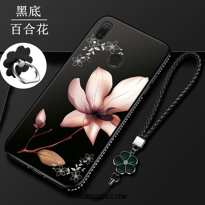 Huawei Y7 2019 Etui Alt Inklusive Strass Rød Beskyttelse Blød