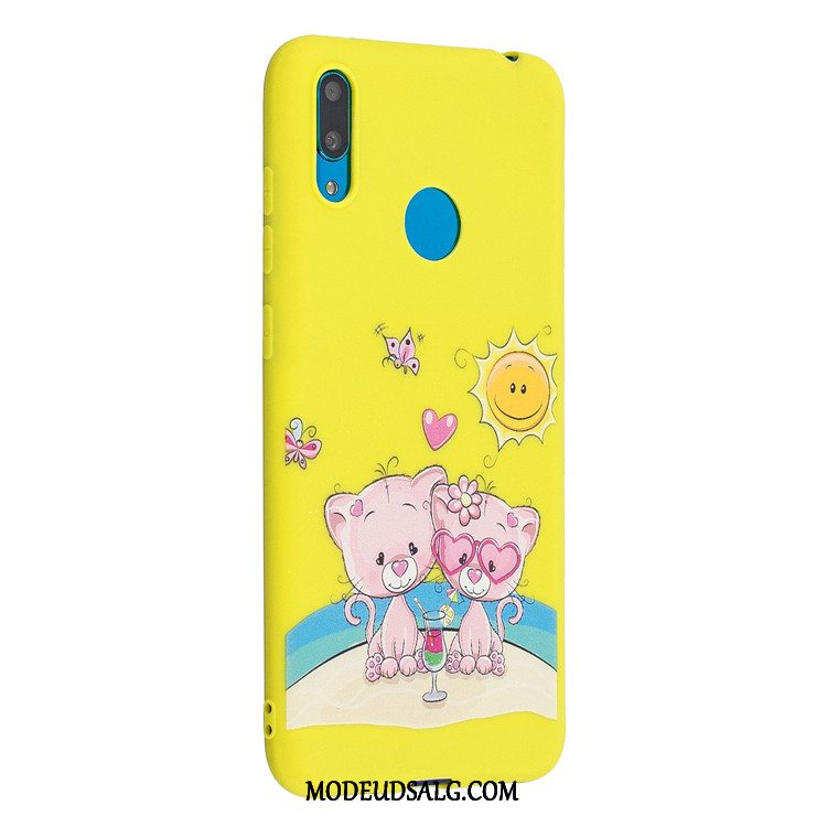 Huawei Y7 2019 Etui Cover Alt Inklusive Rød Blød Anti-fald