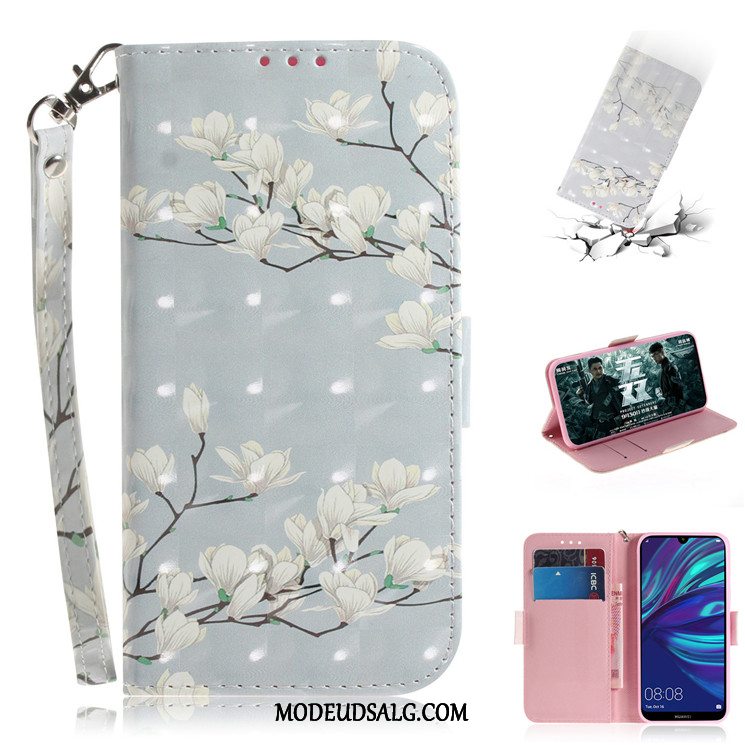 Huawei Y7 2019 Etui / Cover Beskyttelse Anti-fald Clamshell Sort