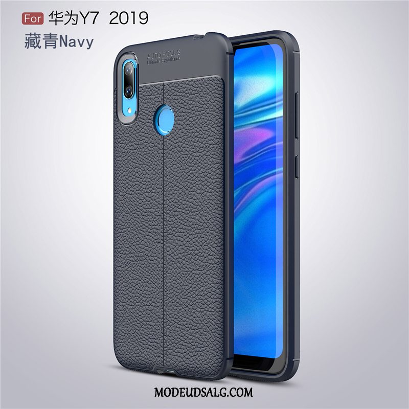 Huawei Y7 2019 Etui / Cover Kreativ Mønster Silikone Grå Beskyttelse