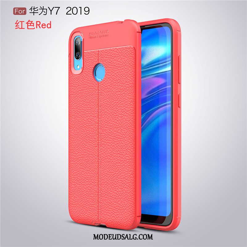 Huawei Y7 2019 Etui / Cover Kreativ Mønster Silikone Grå Beskyttelse