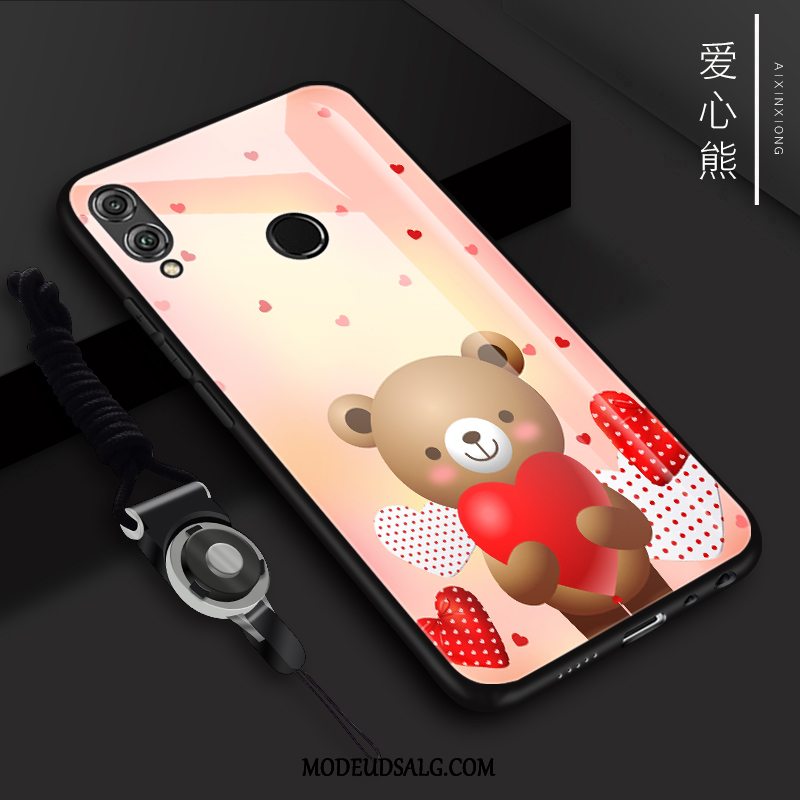 Huawei Y7 2019 Etui / Cover Scratch Mælkebøtte Cartoon Cherry