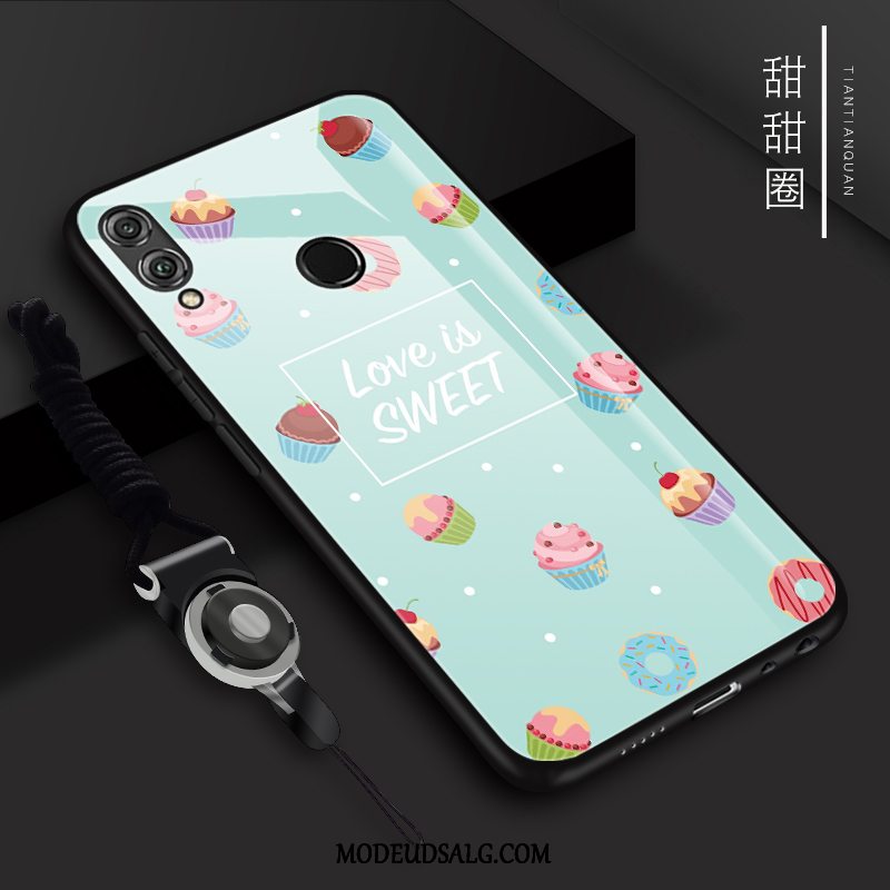 Huawei Y7 2019 Etui / Cover Scratch Mælkebøtte Cartoon Cherry