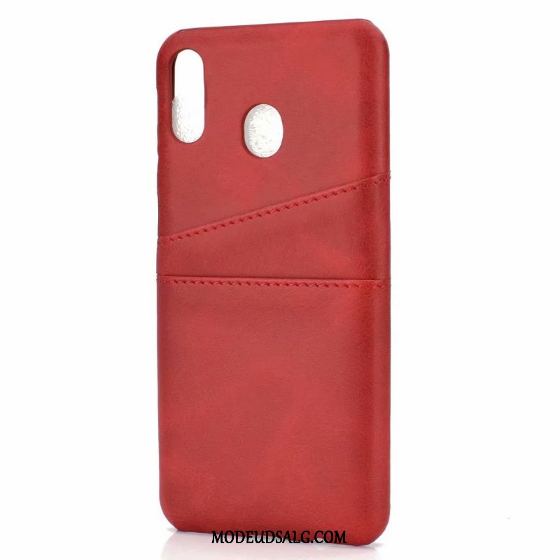 Huawei Y7 2019 Etui Gul Beskyttelse Cover Kort Business