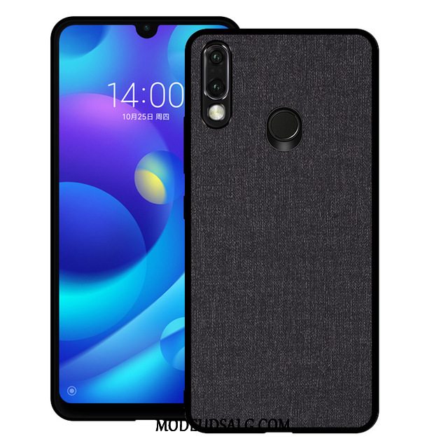 Huawei Y7 2019 Etui Hård Cover Klud Silikone Grå