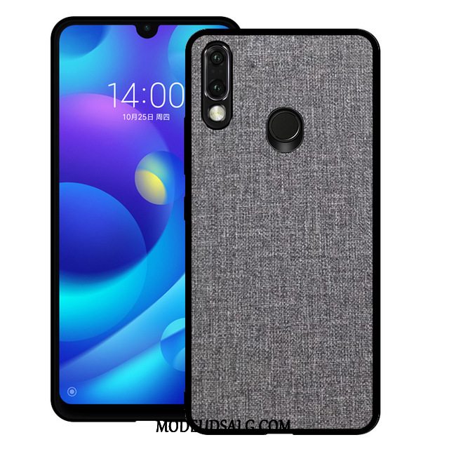 Huawei Y7 2019 Etui Hård Cover Klud Silikone Grå