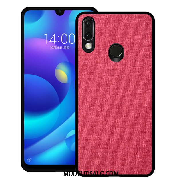 Huawei Y7 2019 Etui Hård Cover Klud Silikone Grå