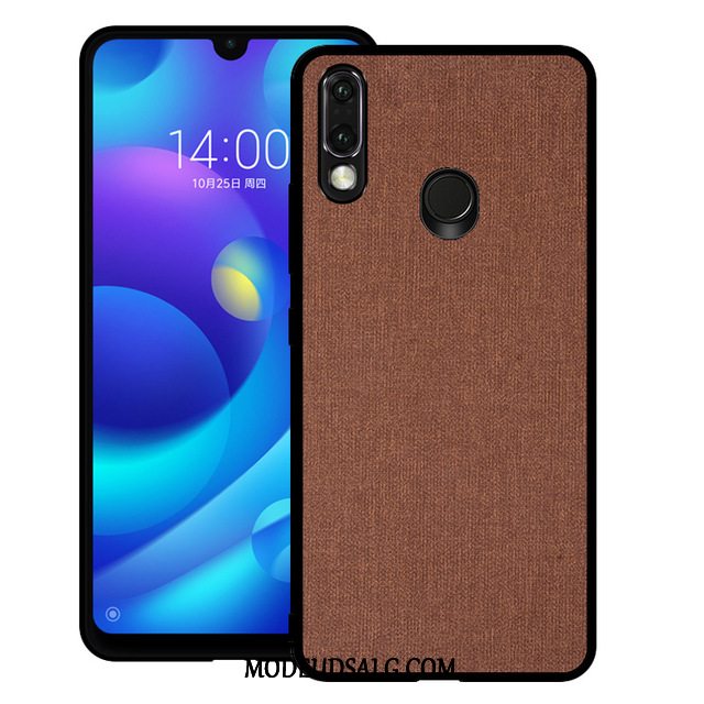 Huawei Y7 2019 Etui Hård Cover Klud Silikone Grå