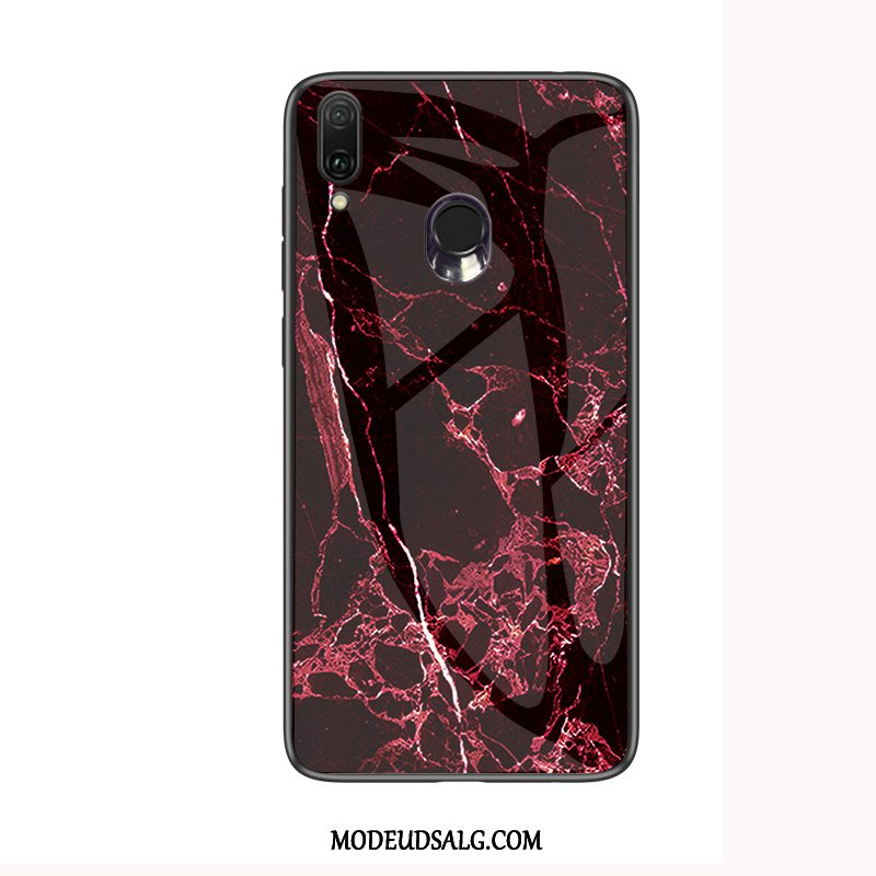 Huawei Y7 2019 Etui Rød Beskyttelse Membrane Blød Cover