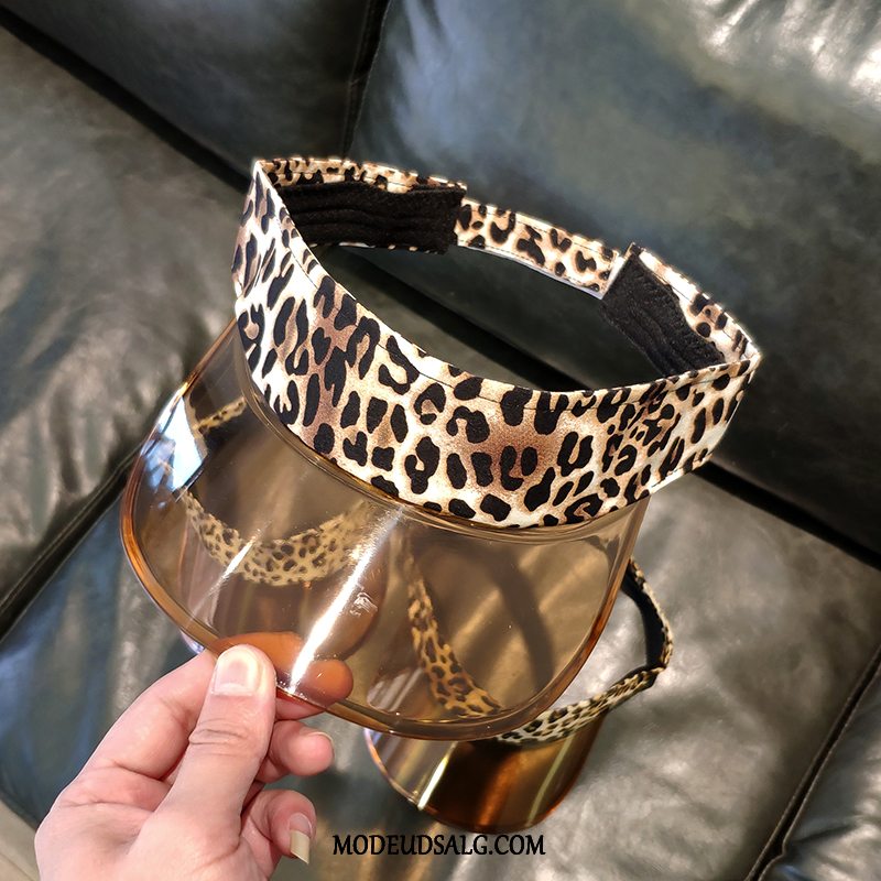 Huer Dame Leopard Running Hatte Kasket Solen