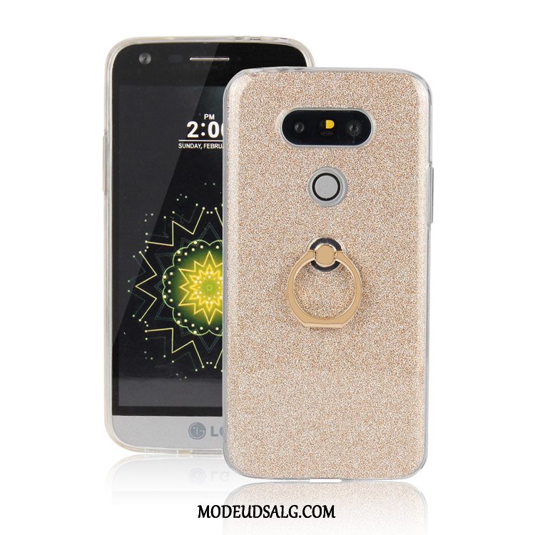 Lg G6 Etui / Cover Beskyttelse Silikone Anti-fald Guld