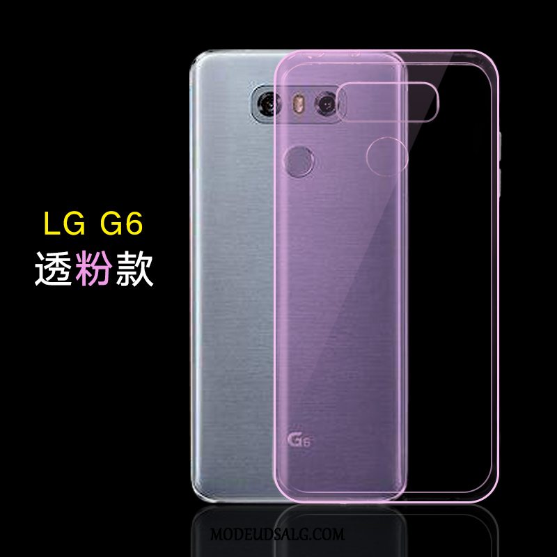 Lg G6 Etui Simple Cover Alt Inklusive Anti-fald Support