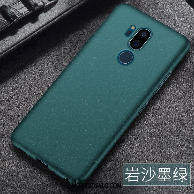 Lg G7 Thinq Etui Beskyttelse Nubuck Sølv