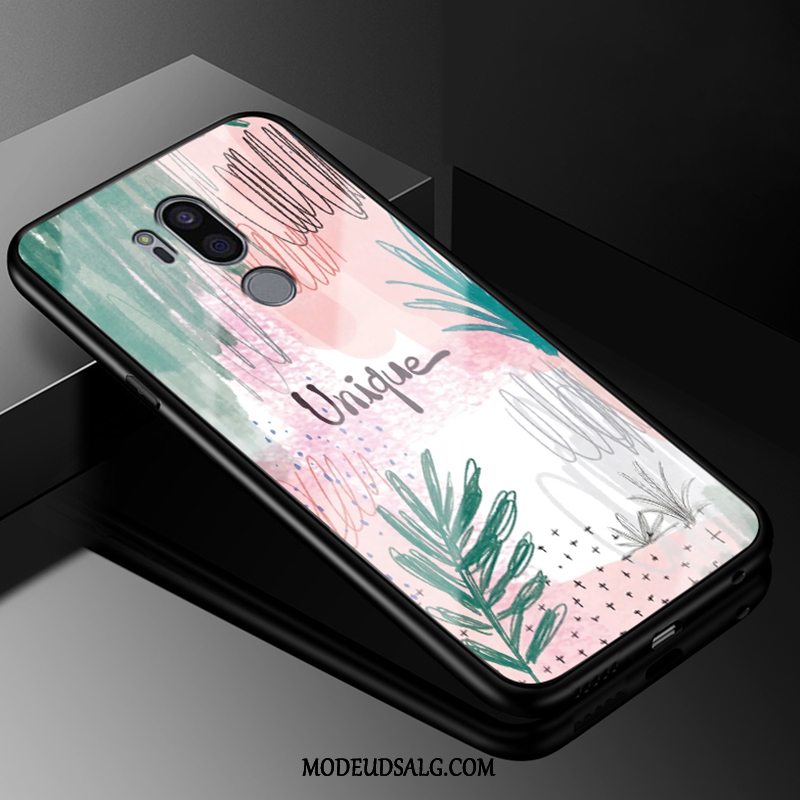 Lg G7 Thinq Etui Beskyttelse Silikone Glas Farve Blød