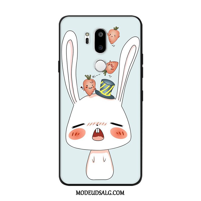 Lg G7 Thinq Etui Blød Silikone Anti-fald Lyserød Cover