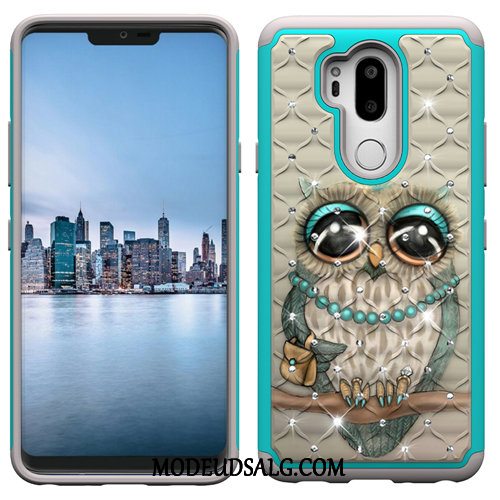 Lg G7 Thinq Etui Cartoon Sort Silikone Kreativ Af Personlighed