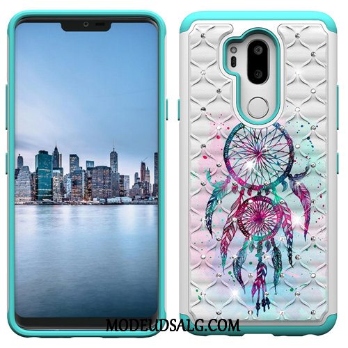 Lg G7 Thinq Etui Cartoon Sort Silikone Kreativ Af Personlighed