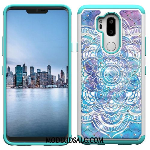 Lg G7 Thinq Etui Cartoon Sort Silikone Kreativ Af Personlighed