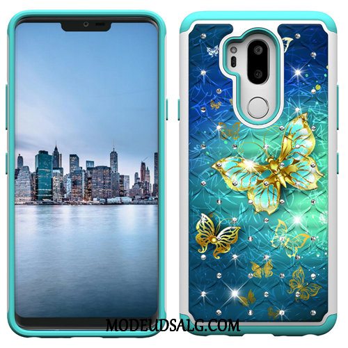 Lg G7 Thinq Etui Cartoon Sort Silikone Kreativ Af Personlighed