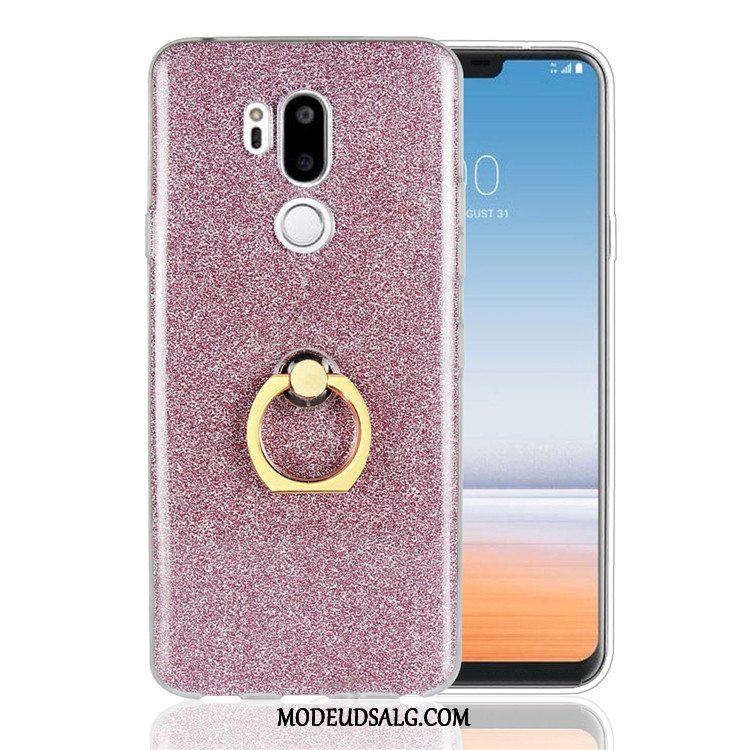 Lg G7 Thinq Etui / Cover Blå Ring Pulver Anti-fald