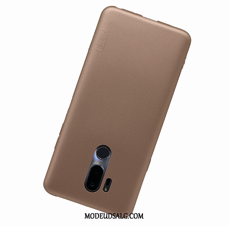 Lg G7 Thinq Etui / Cover Nubuck Tynd Beskyttelse Alt Inklusive Vinrød