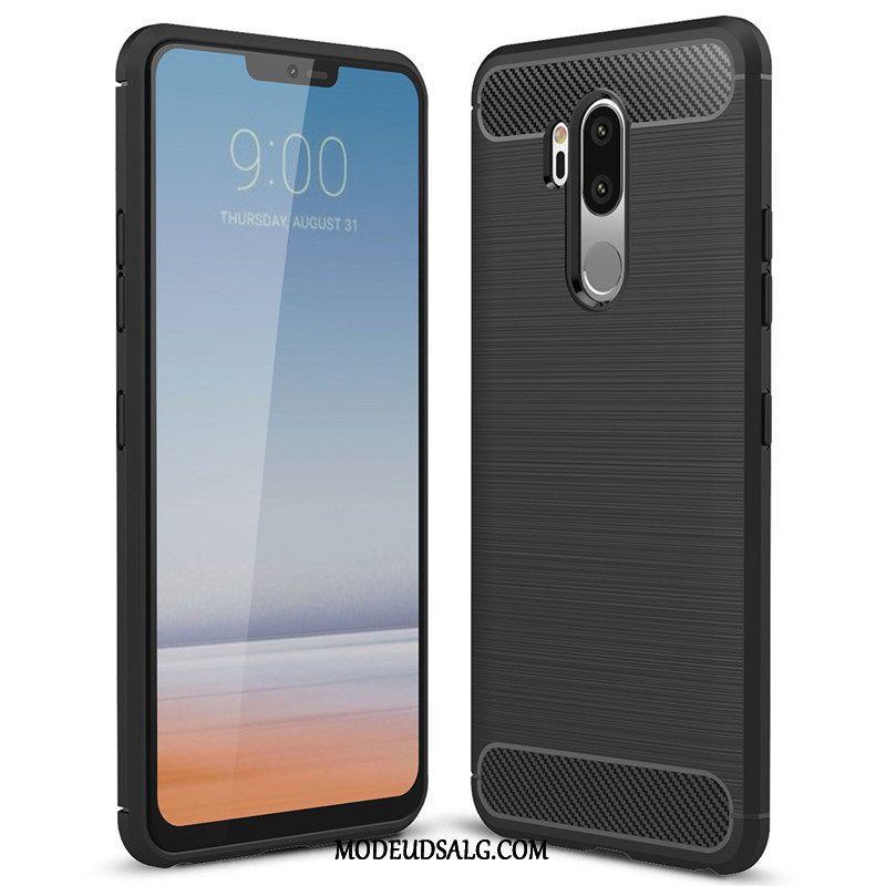 Lg G7 Thinq Etui / Cover Simple Trend Rød Silikone Blød