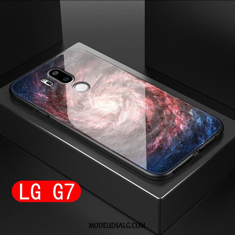 Lg G7 Thinq Etui Glas Alt Inklusive Anti-fald Blød Hård