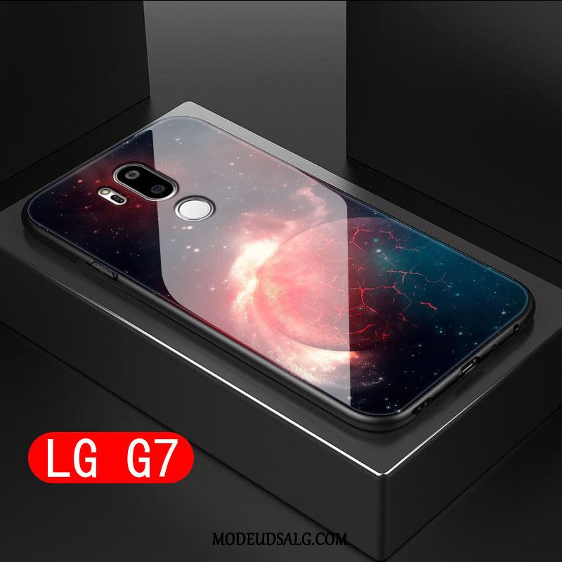 Lg G7 Thinq Etui Glas Alt Inklusive Anti-fald Blød Hård