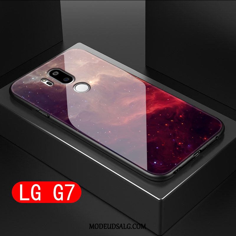 Lg G7 Thinq Etui Glas Alt Inklusive Anti-fald Blød Hård