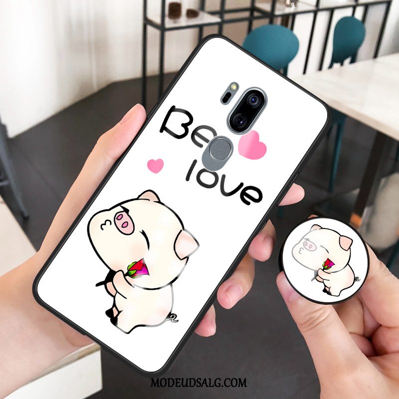 Lg G7 Thinq Etui Hvid Silikone Alt Inklusive Beskyttelse Cover