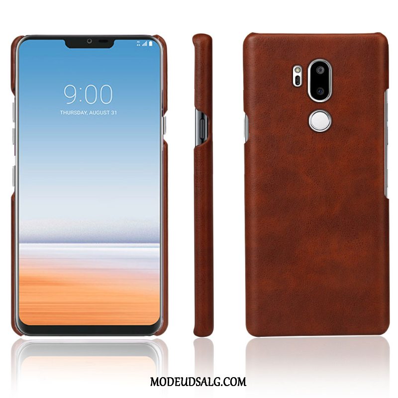 Lg G7 Thinq Etui Lædertaske Trend Beskyttelse Kort Cover