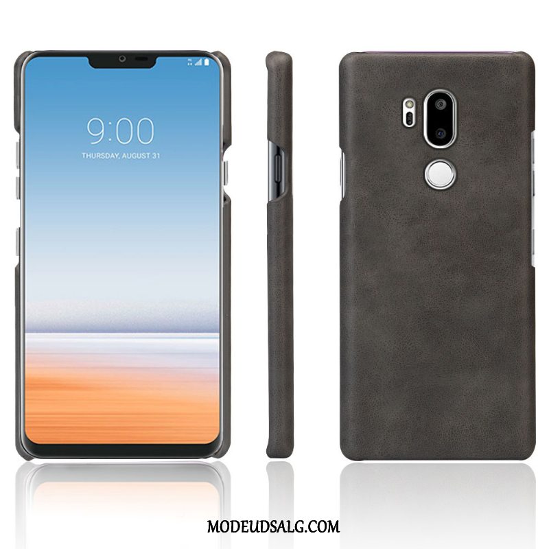 Lg G7 Thinq Etui Lædertaske Trend Beskyttelse Kort Cover