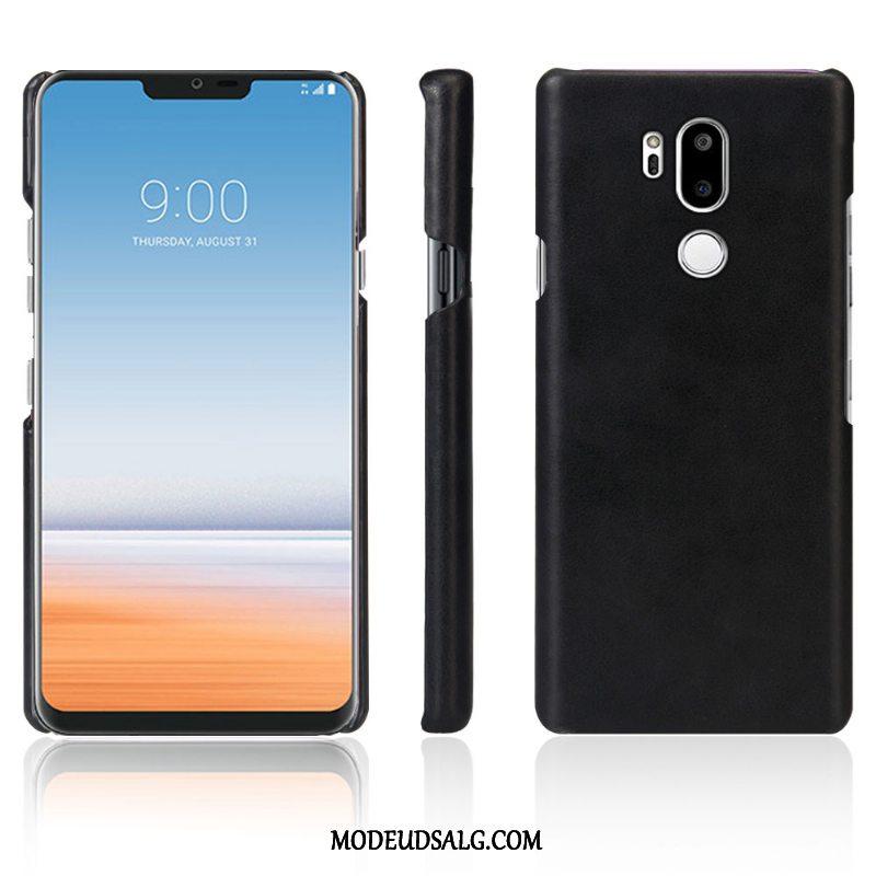 Lg G7 Thinq Etui Lædertaske Trend Beskyttelse Kort Cover