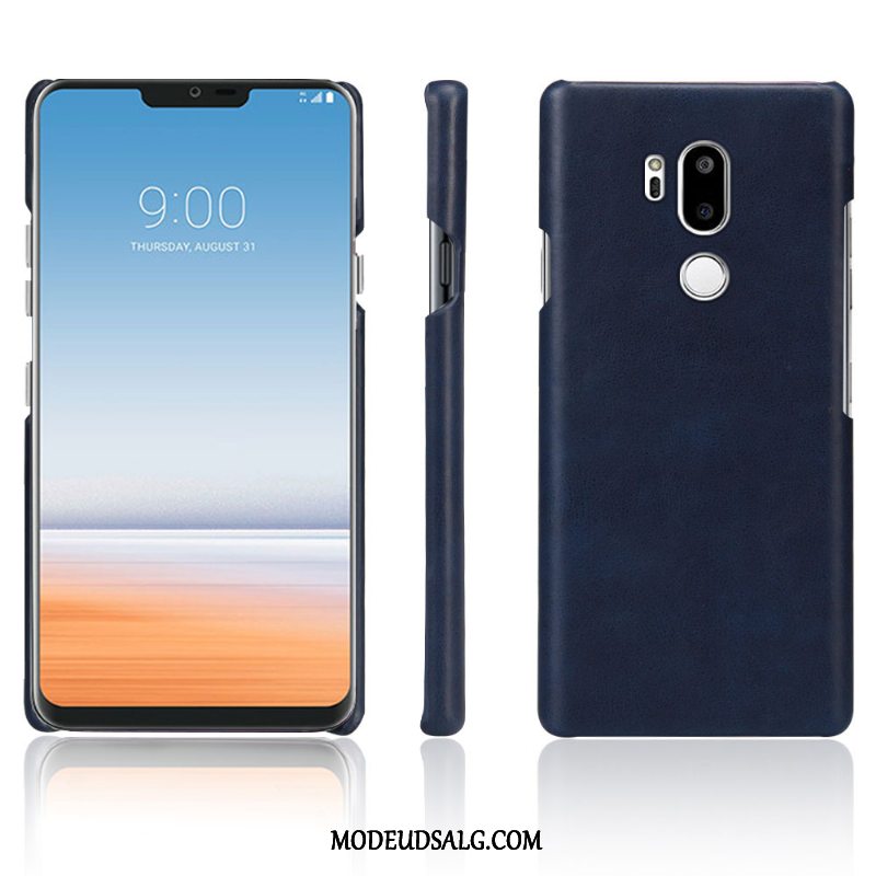 Lg G7 Thinq Etui Lædertaske Trend Beskyttelse Kort Cover