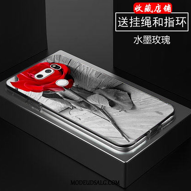 Lg V30 Etui Beskyttelse Cover Cartoon Net Red Blød