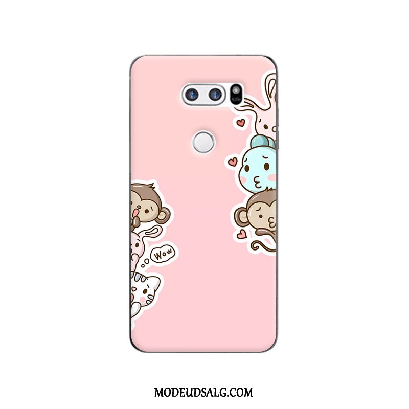 Lg V30 Etui Beskyttelse Cover Trend Anti-fald Cartoon