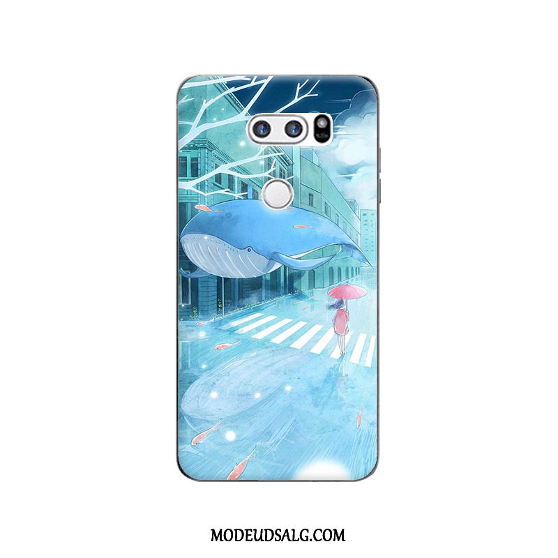 Lg V30 Etui Beskyttelse Cover Trend Anti-fald Cartoon