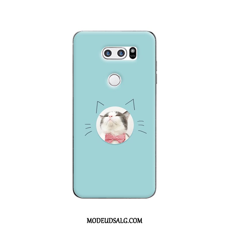 Lg V30 Etui / Cover Beskyttelse Lyserød Cartoon Smuk Anti-fald